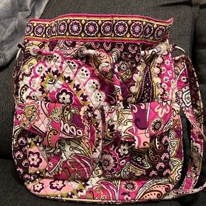 COPY - Vera Bradley cinch close purse. Beautiful colors.